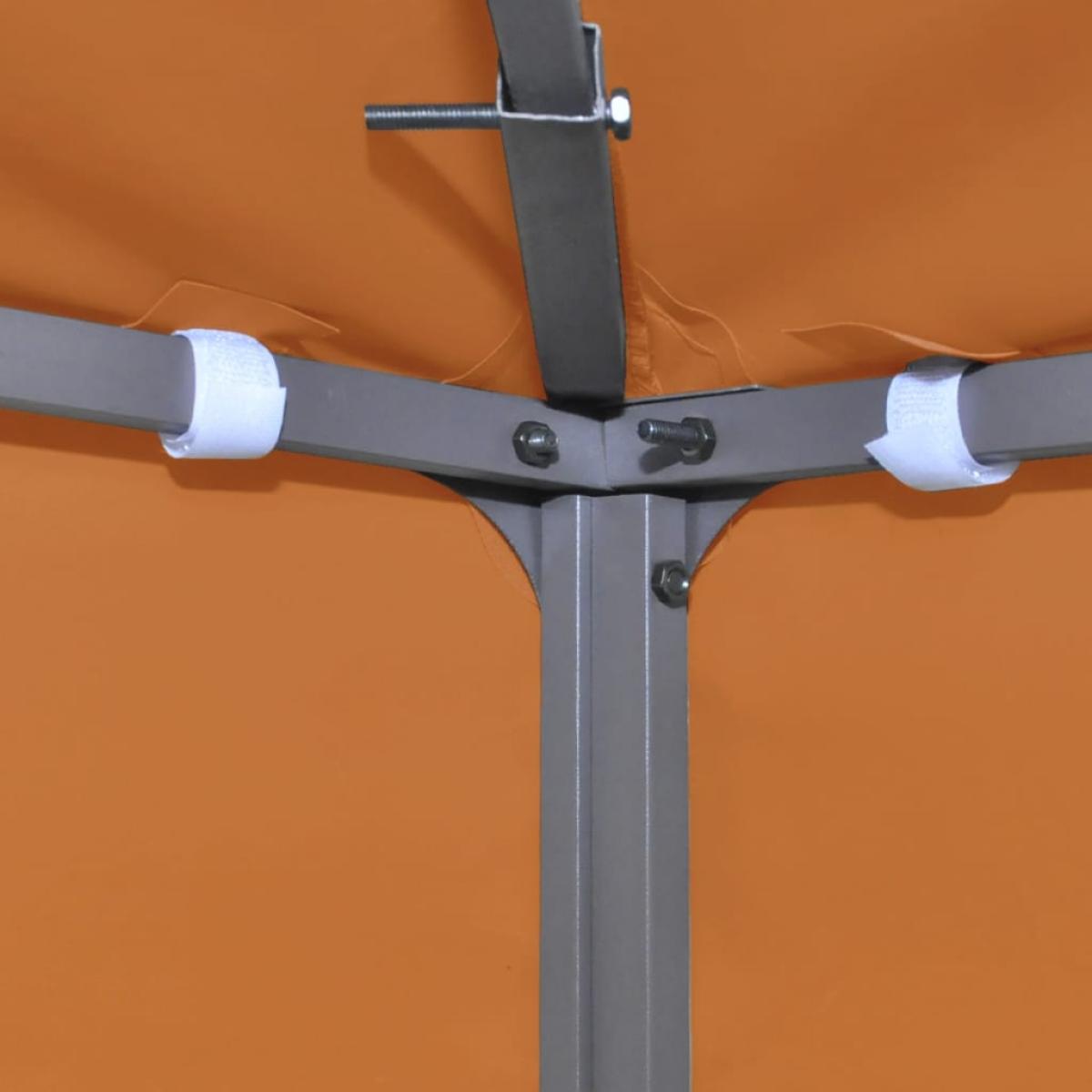 Cubierta de repuesto de cenador 310 g/m² naranja 3x4 m
