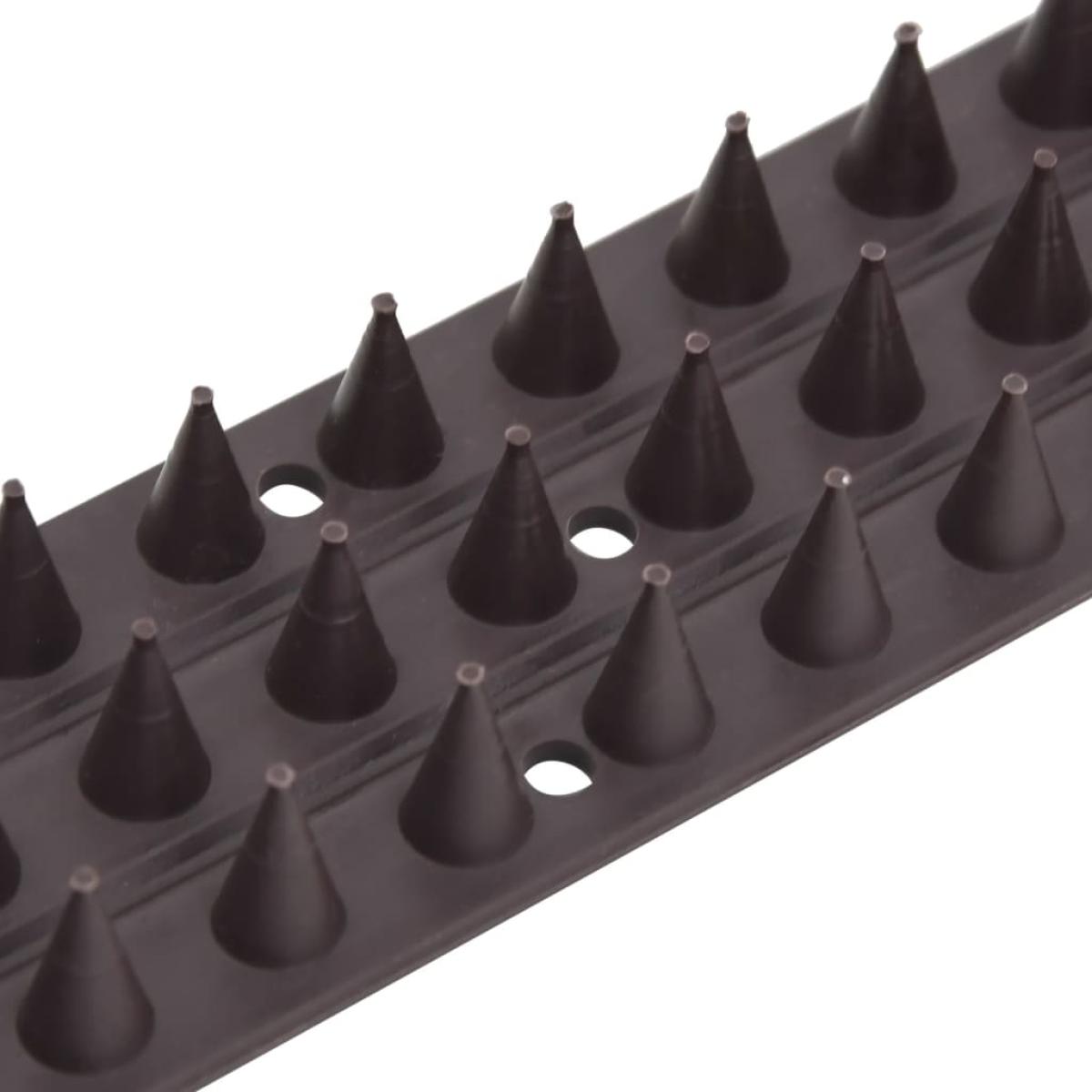 Pinchos anti pájaros control de aves 20 unidades 49x4,5x1,7 cm