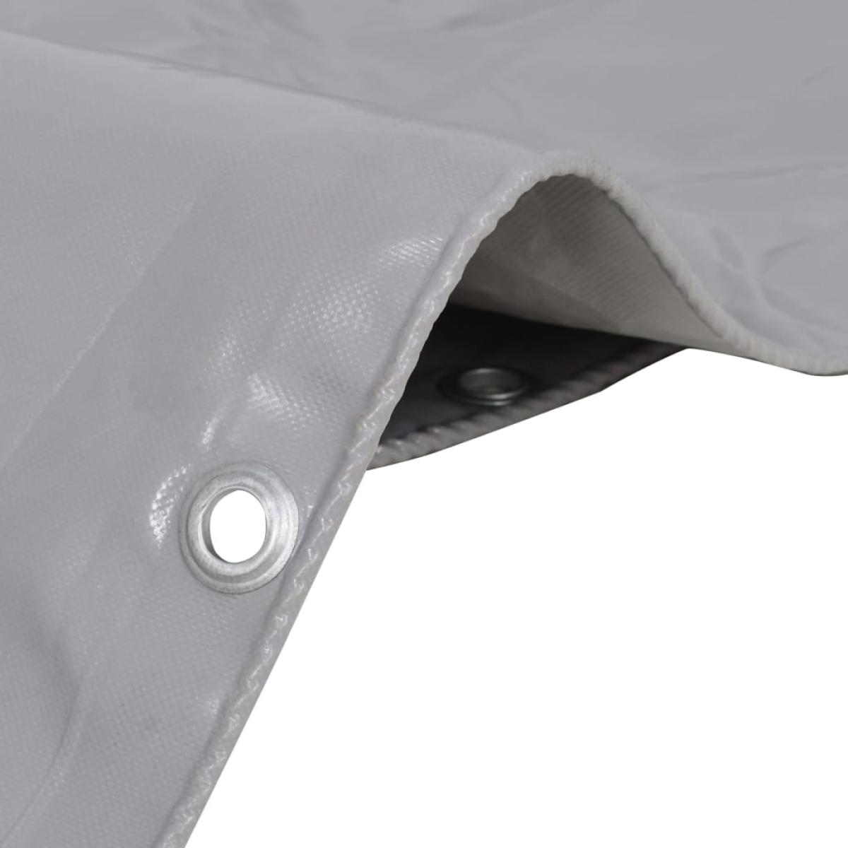 Lona 650 g/m² 4x8 m gris