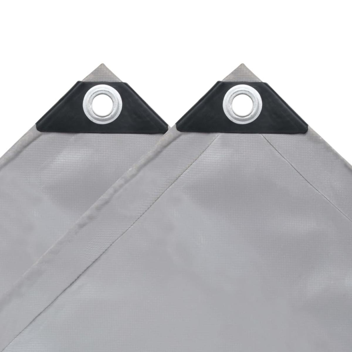 Lona 650 g/m² 4x8 m gris