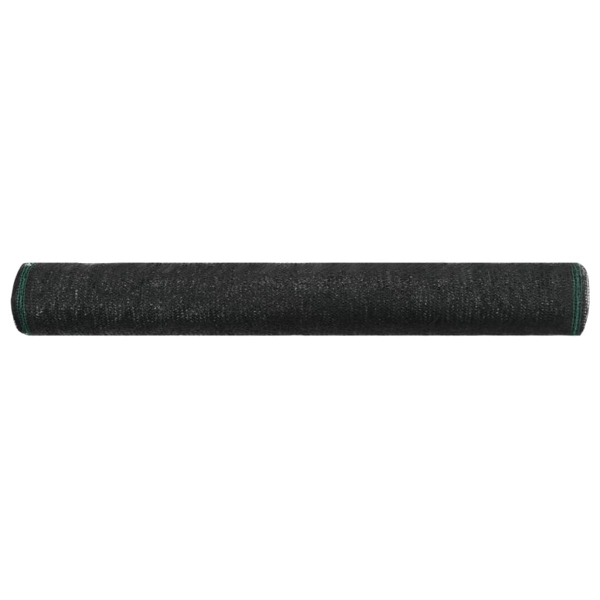 Toldo para pista de tenis HDPE 1,4x50 m negro
