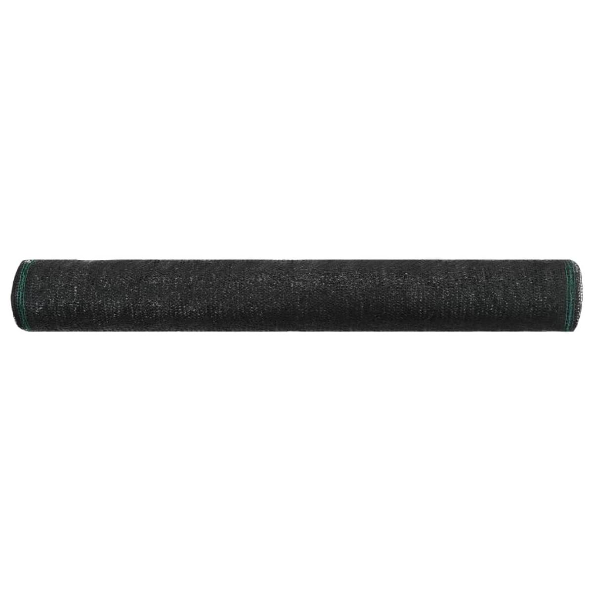 Toldo para pista de tenis HDPE 1,4x100 m negro