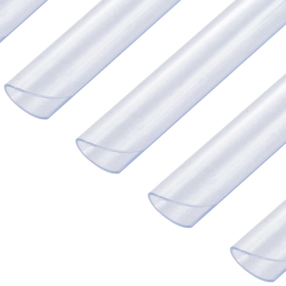Clips para malla de jardín 100 unidades PVC transparente
