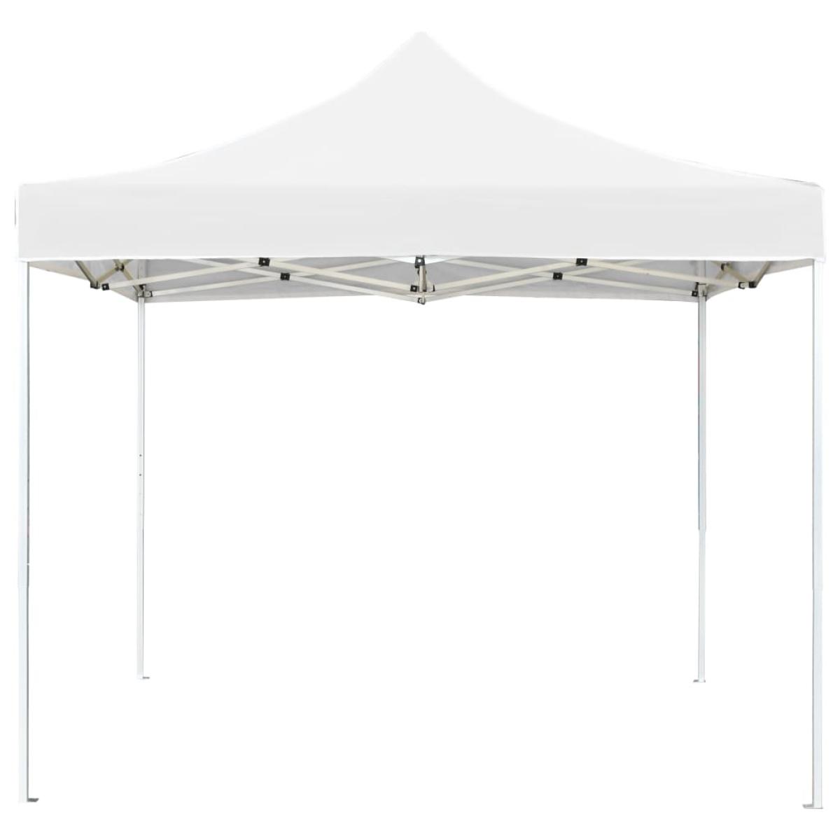 Carpa plegable profesional de aluminio blanco 3x3 m