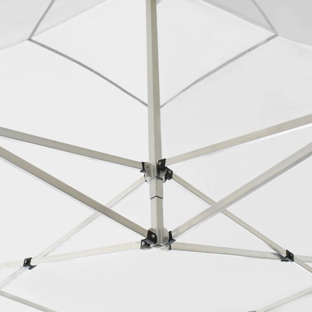 Carpa plegable profesional de aluminio blanco 3x3 m