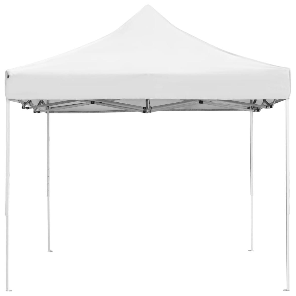 Carpa plegable profesional de aluminio blanca 4,5x3 m