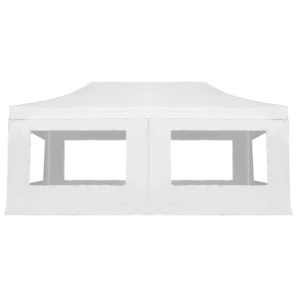 Carpa plegable profesional y paredes aluminio blanco 6x3 m