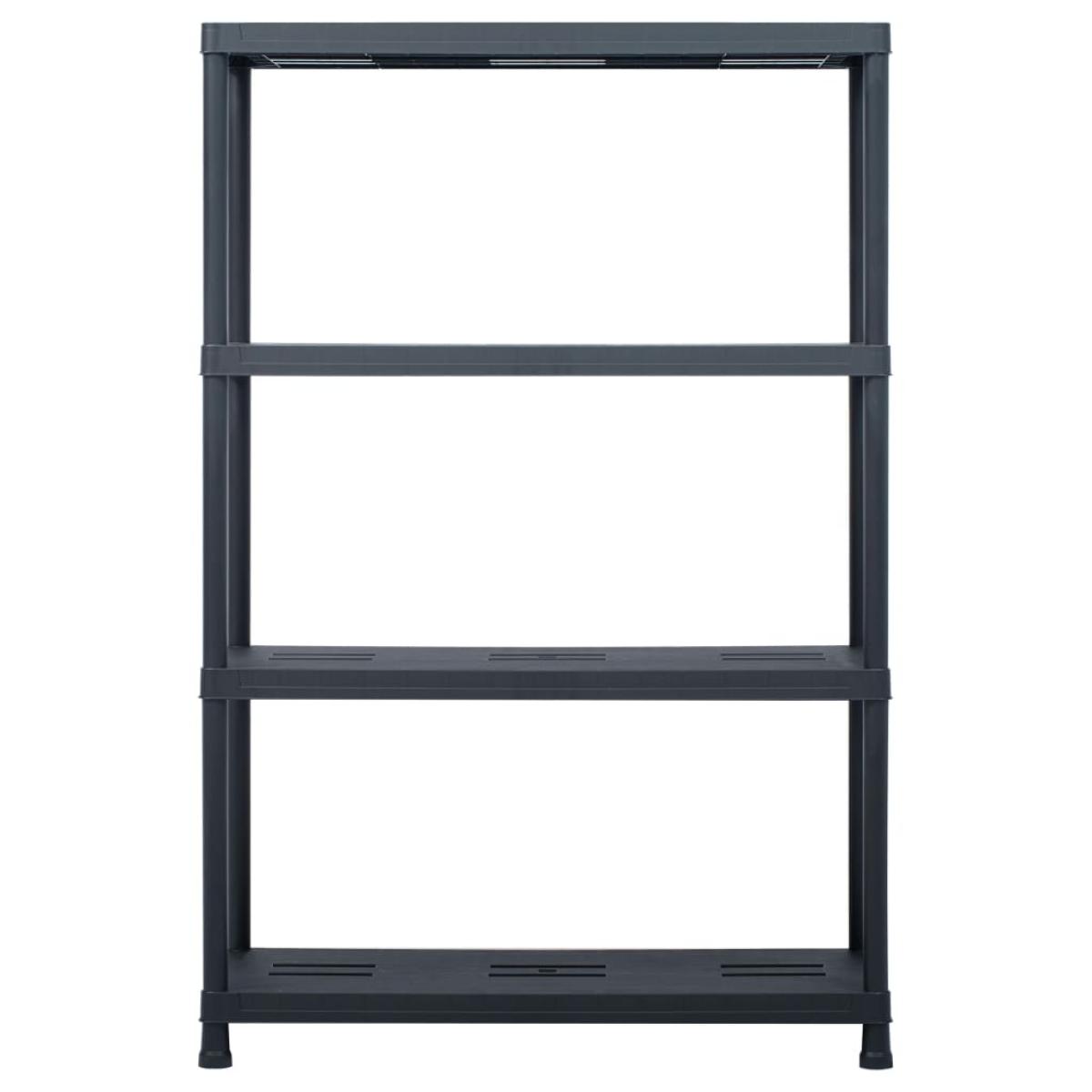 Estantería de plástico 220 kg 90x40x138 cm negro