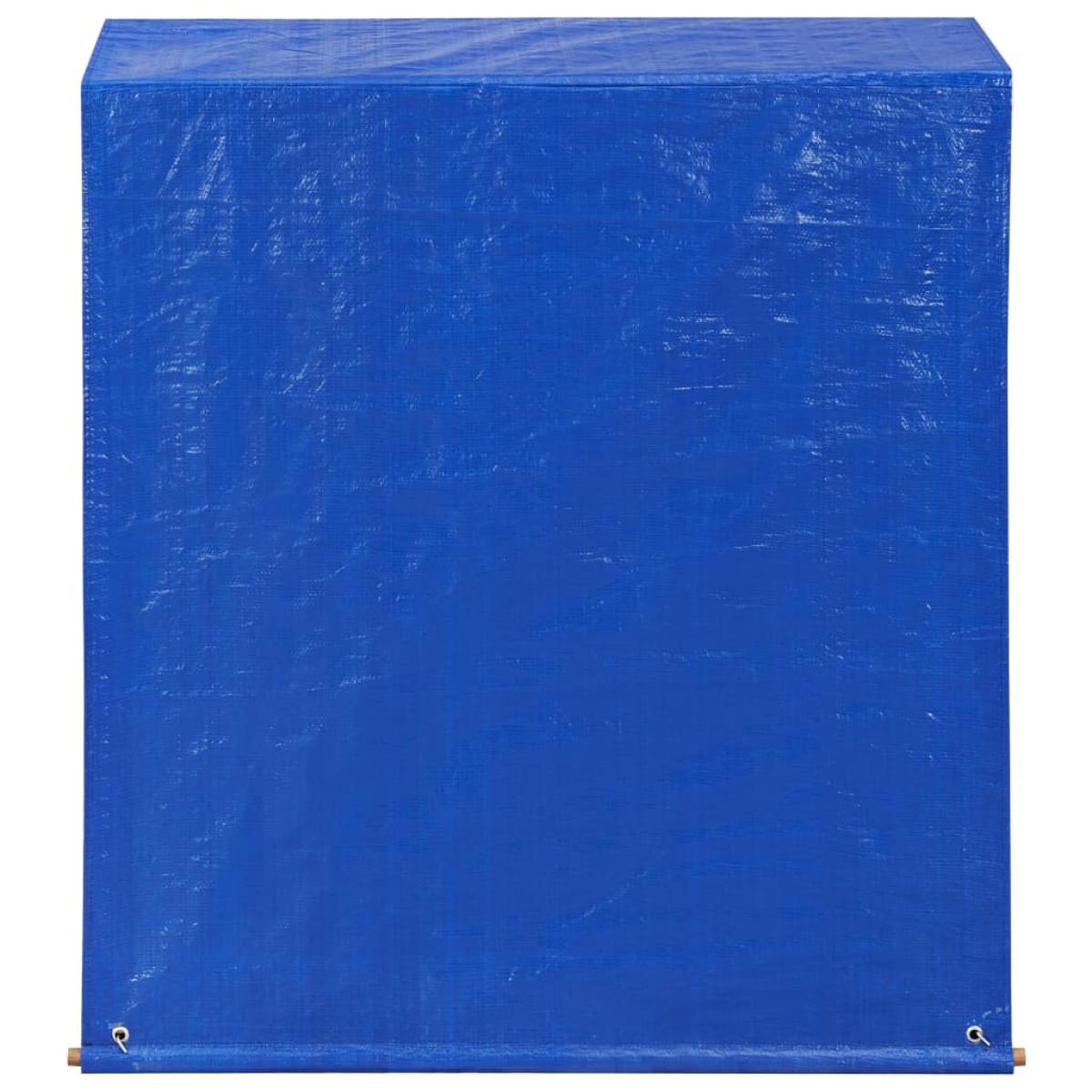 Caseta para leña madera maciza de acacia 105x38x115 cm