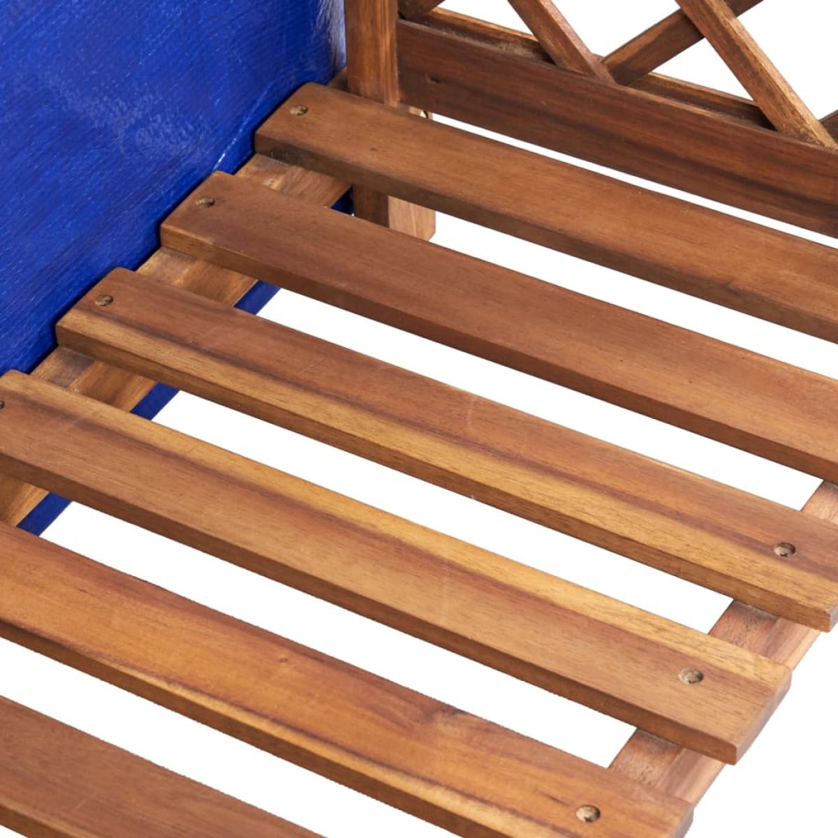 Caseta para leña madera maciza de acacia 105x38x115 cm