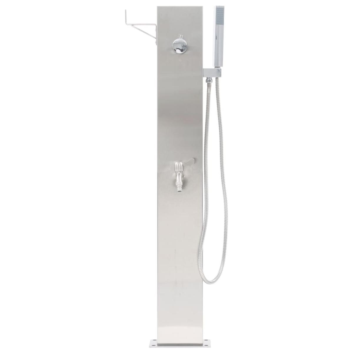 Grifo para ducha de jardín acero inoxidable 110 cm