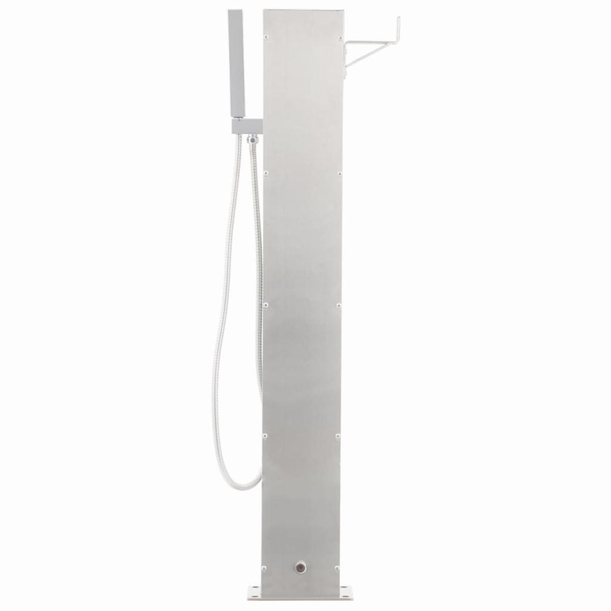 Grifo para ducha de jardín acero inoxidable 110 cm