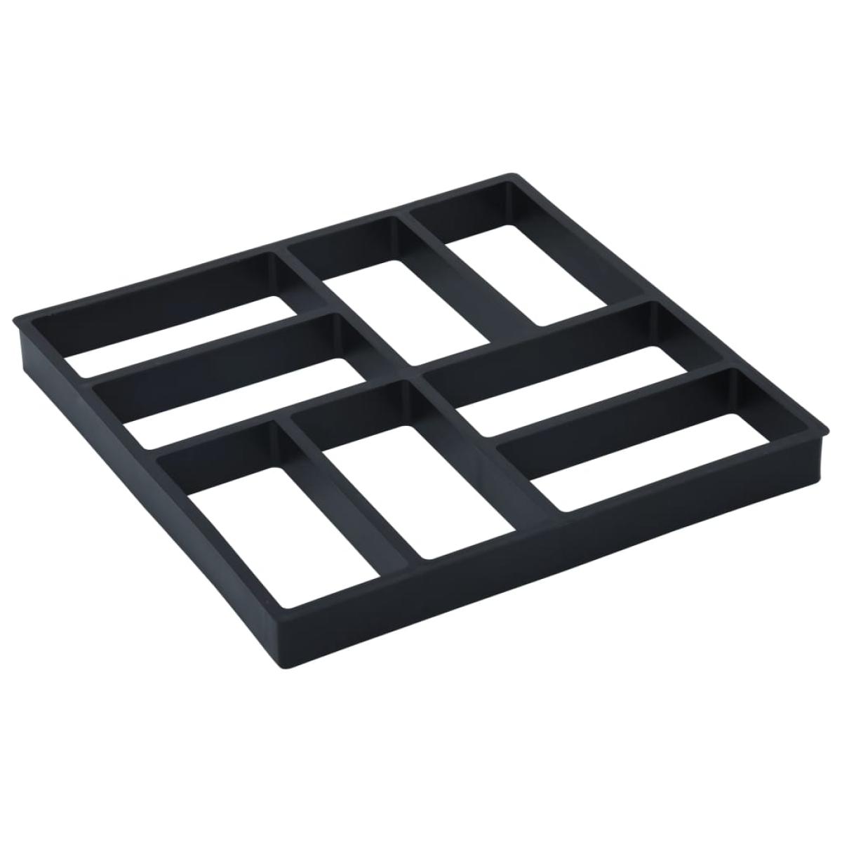 Moldes para pavimento 2 unidades plástico 40x40x4 cm