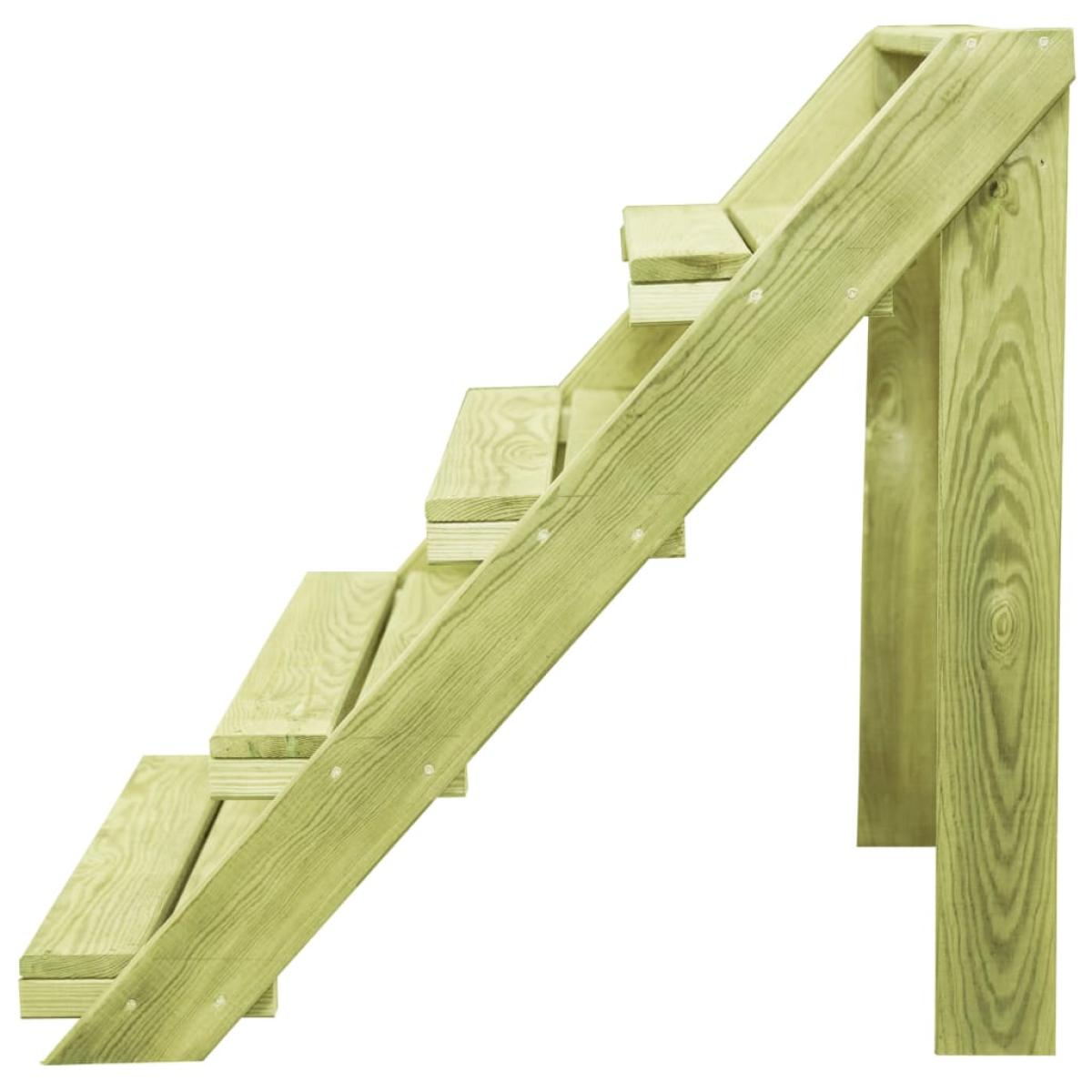 Soporte para plantas madera de pino impregnada 80x80x80 cm