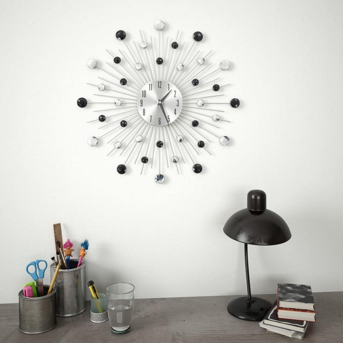 Reloj de pared con movimiento de cuarzo diseño moderno 50 cm