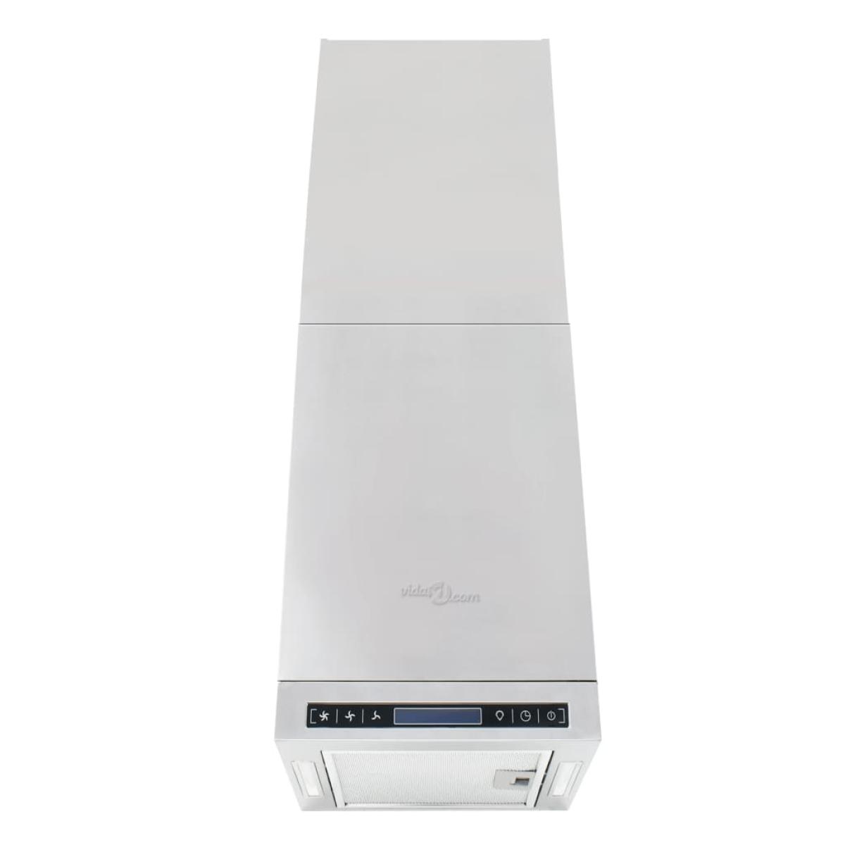 Campana extractora isla pantalla LCD sensor táctil 756 m³/h LED