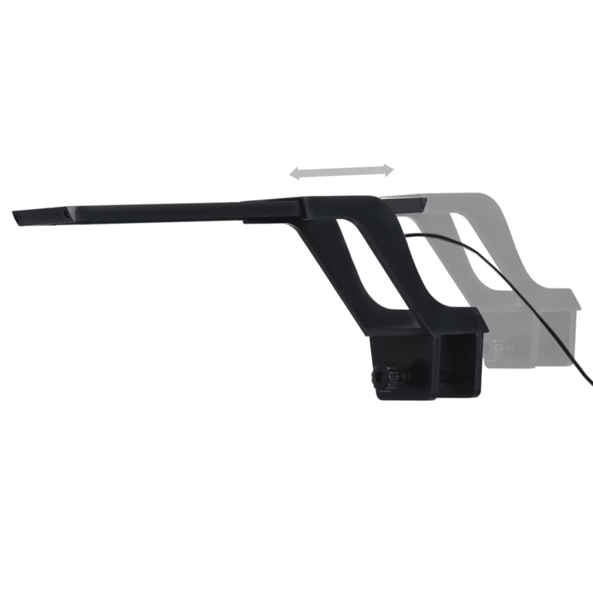 Luz LED para acuario con abrazadera azul y blanco 25-45 cm