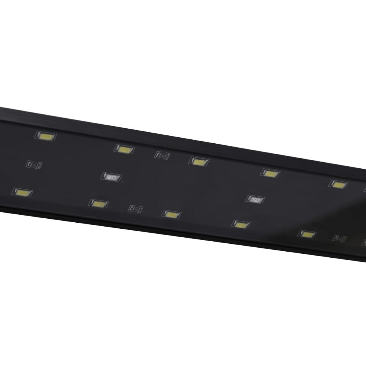 Luz LED para acuario con abrazadera azul y blanco 25-45 cm