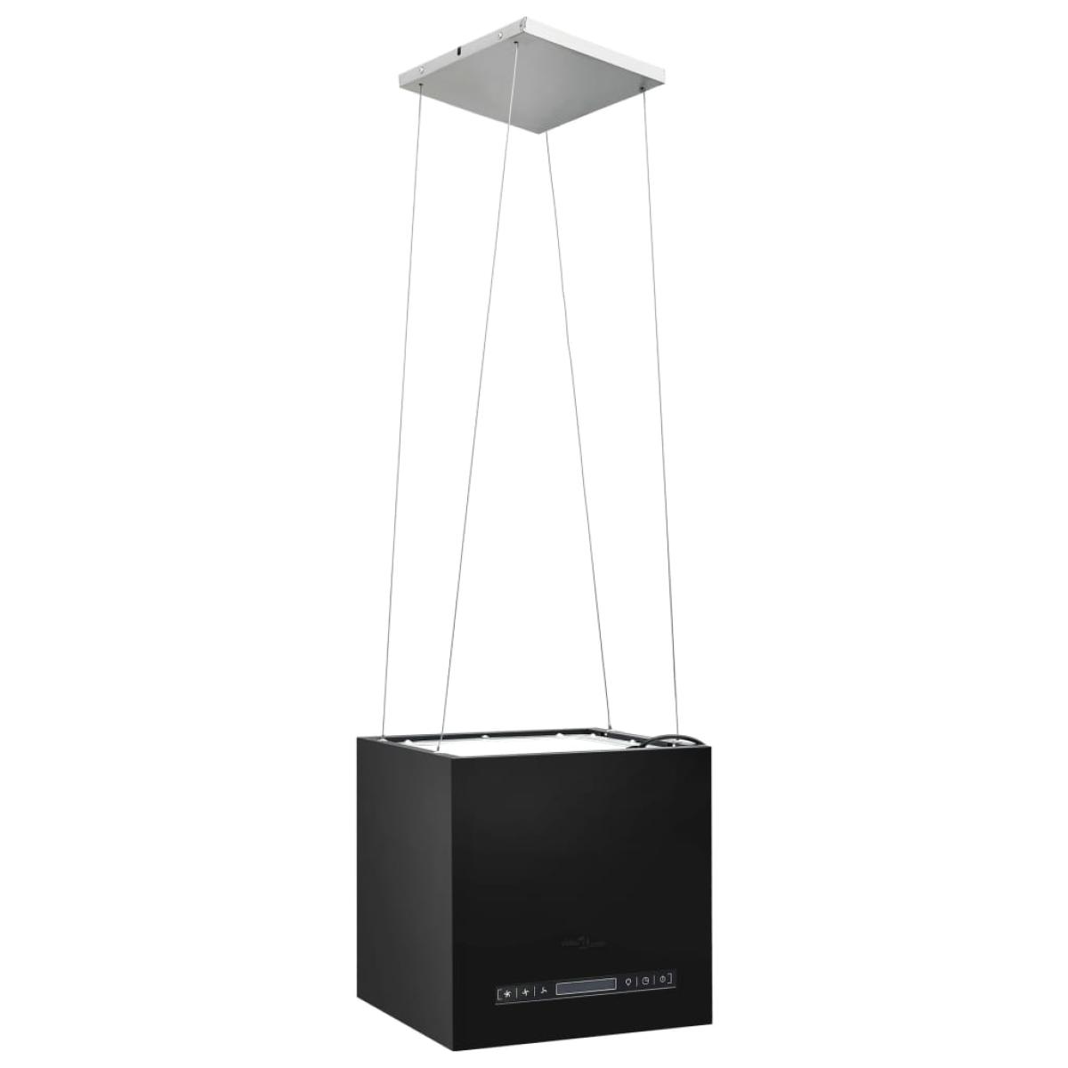 Campana extractora colgante táctil LCD acero recubierto 37 cm  