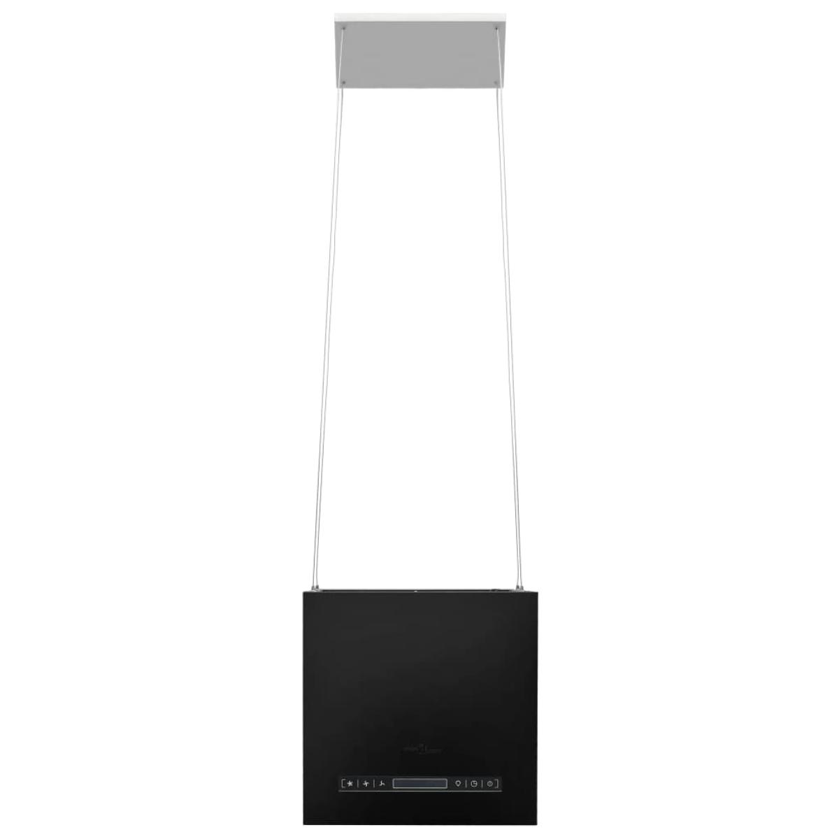 Campana extractora colgante táctil LCD acero recubierto 37 cm  