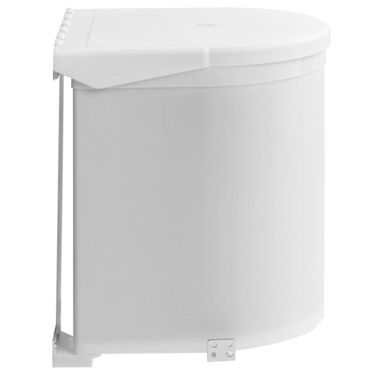 Papelera de cocina empotrada plástico 12 L