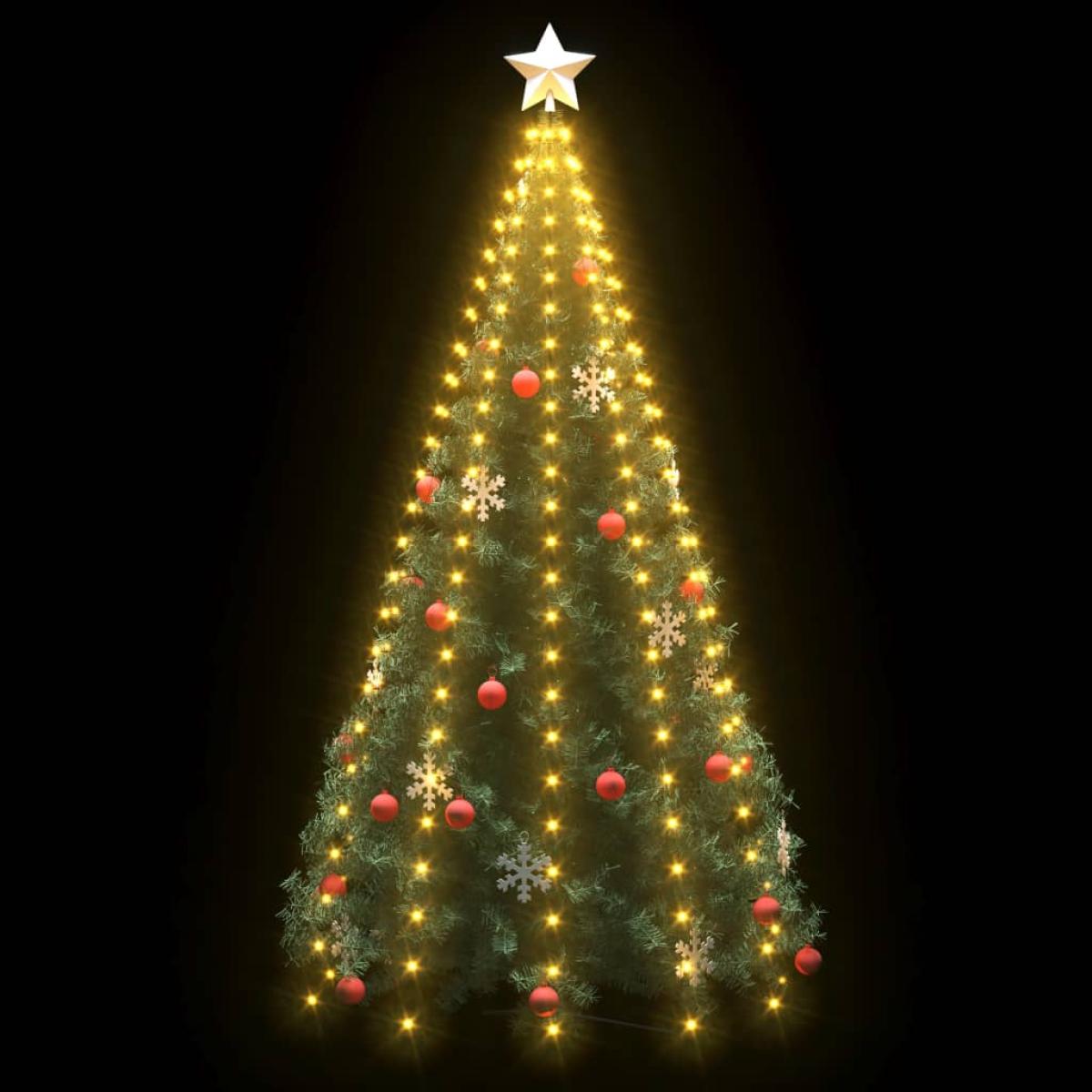 Red de luces de árbol de Navidad con 250 LEDs 250 cm