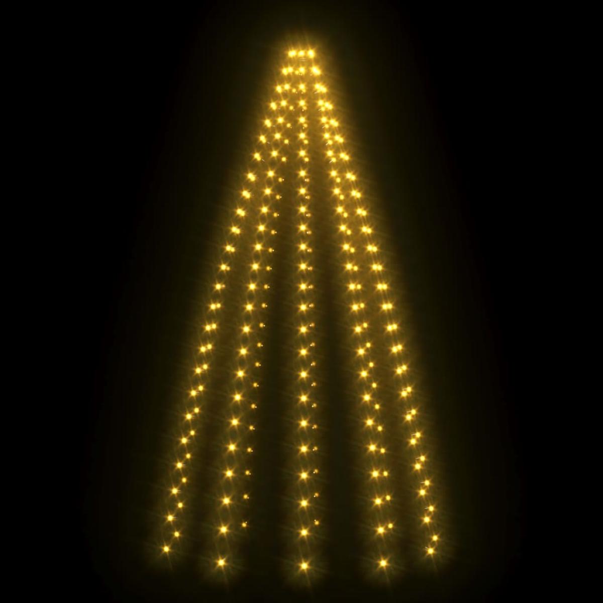 Red de luces de árbol de Navidad con 250 LEDs 250 cm