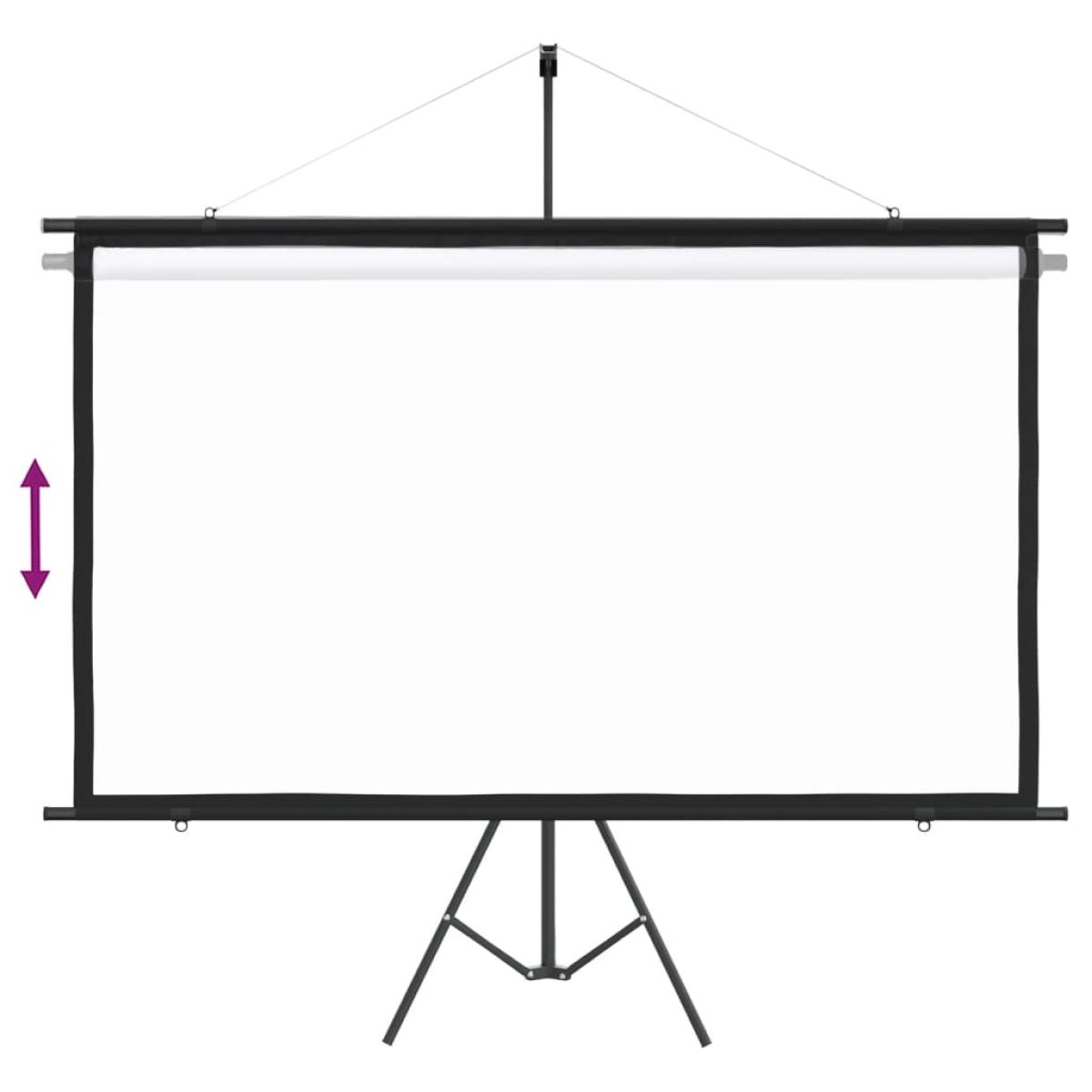 Pantalla de proyección con trípode 90