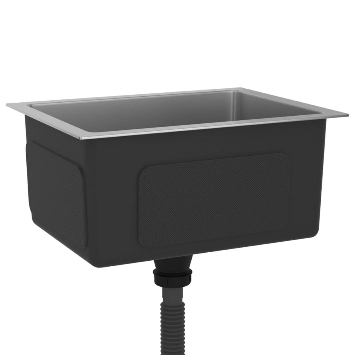 Fregadero de cocina hecho a mano acero inoxidable