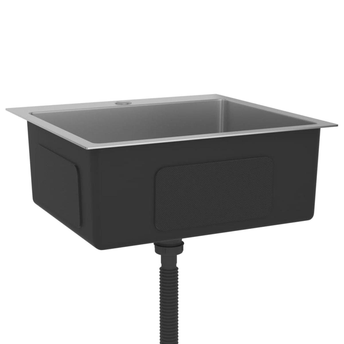 Fregadero de cocina hecho a mano acero inoxidable