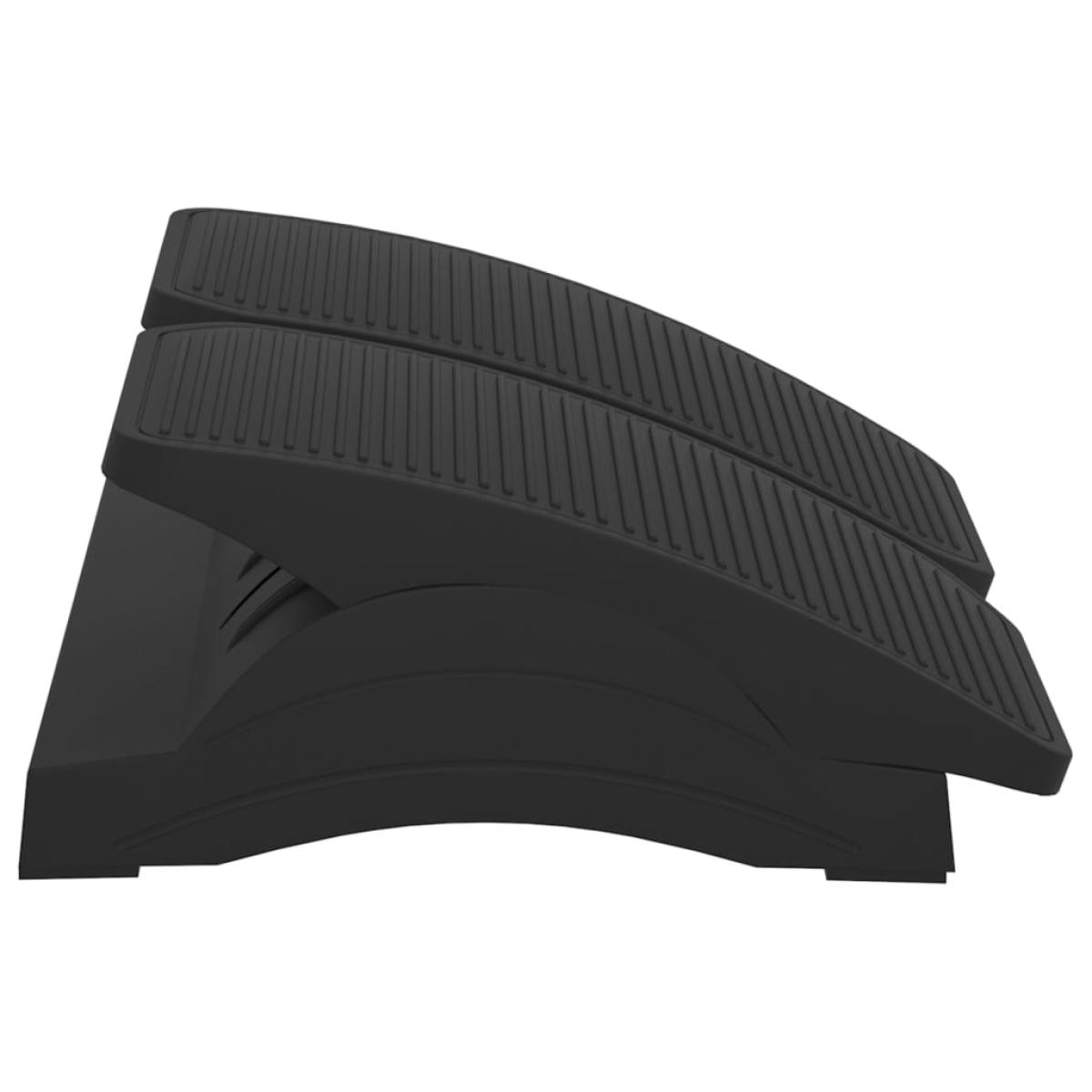 Reposapiés negro 43,5x32,5x10,5 cm