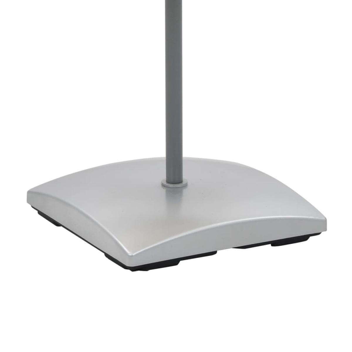 Lámpara de pie con soporte de acero 135 cm beige