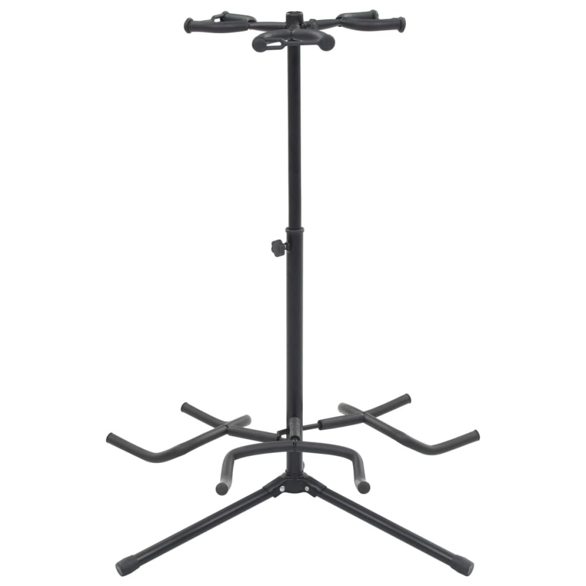 Soporte para guitarra de acero negro
