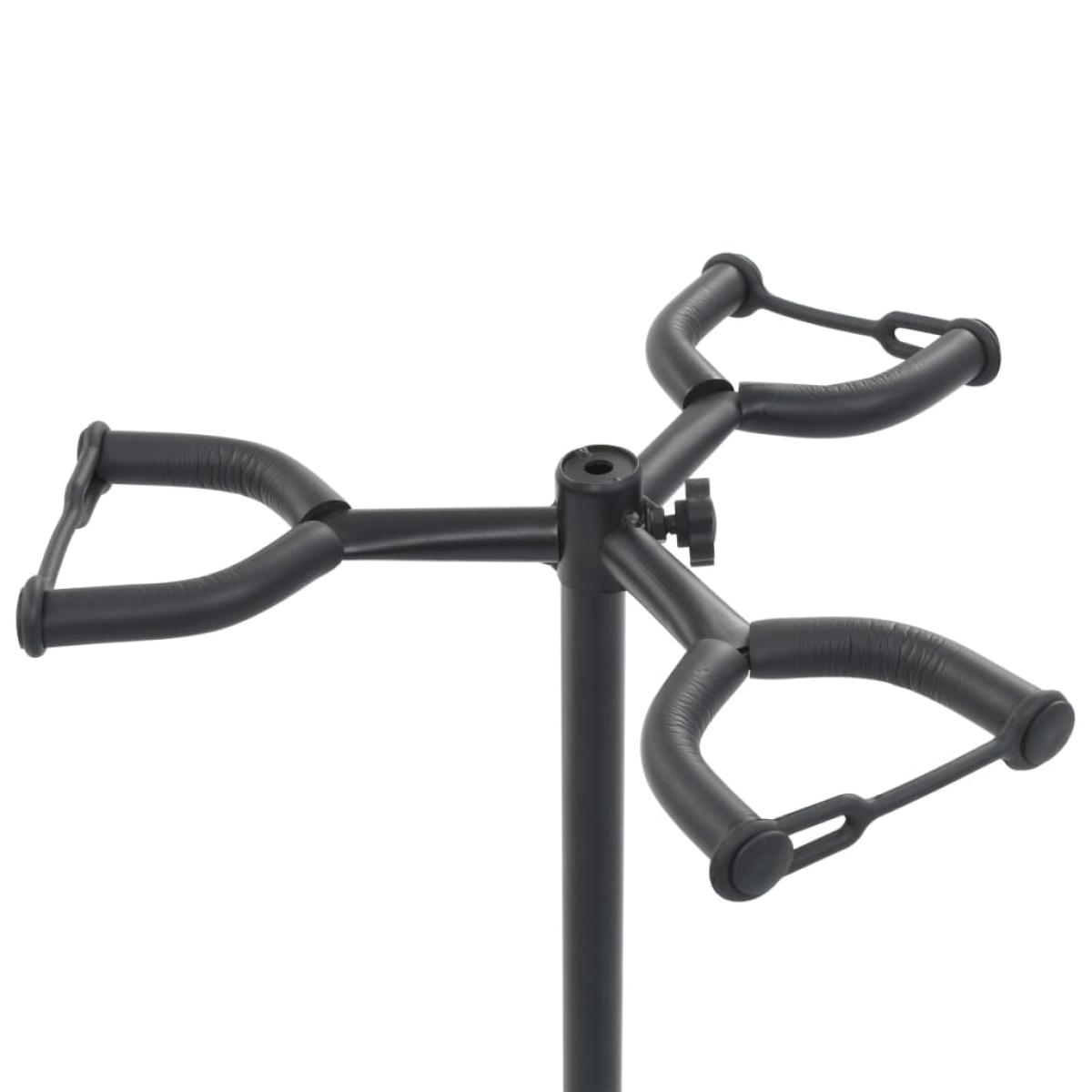 Soporte para guitarra de acero negro