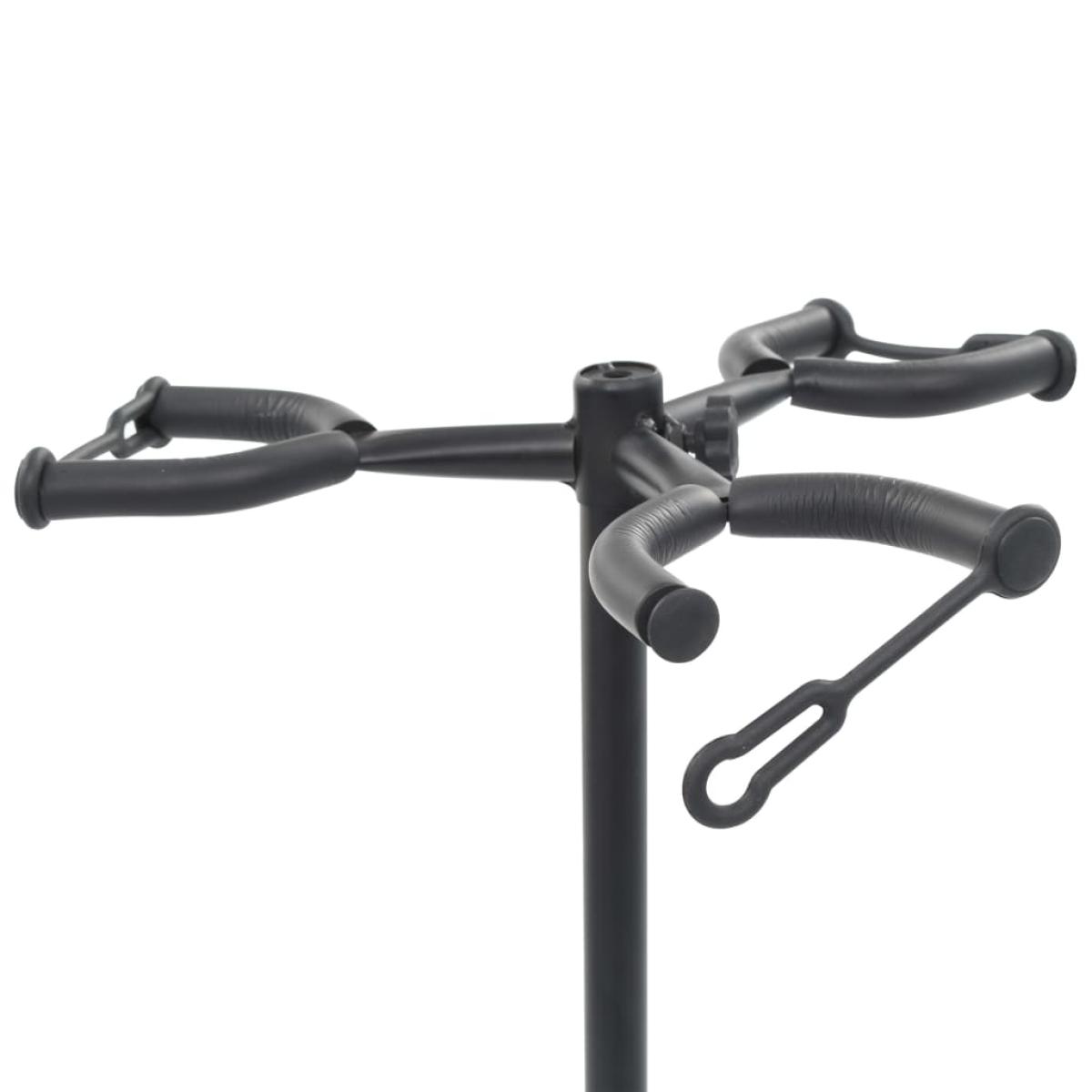 Soporte para guitarra de acero negro
