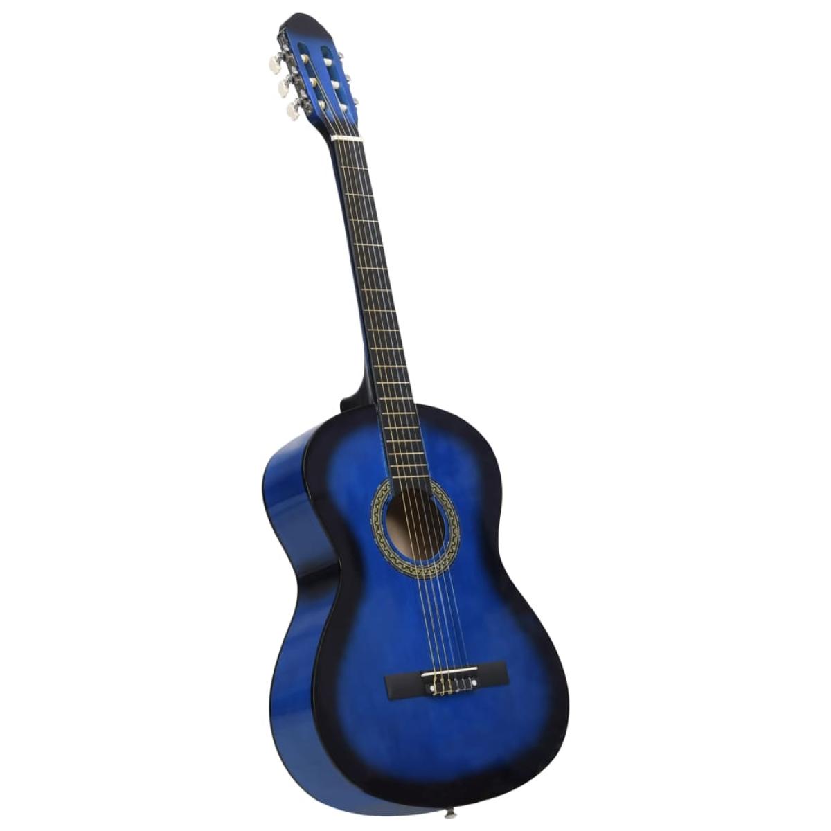 Guitarra clásica para principiantes madera de tilo azul 4/4 39