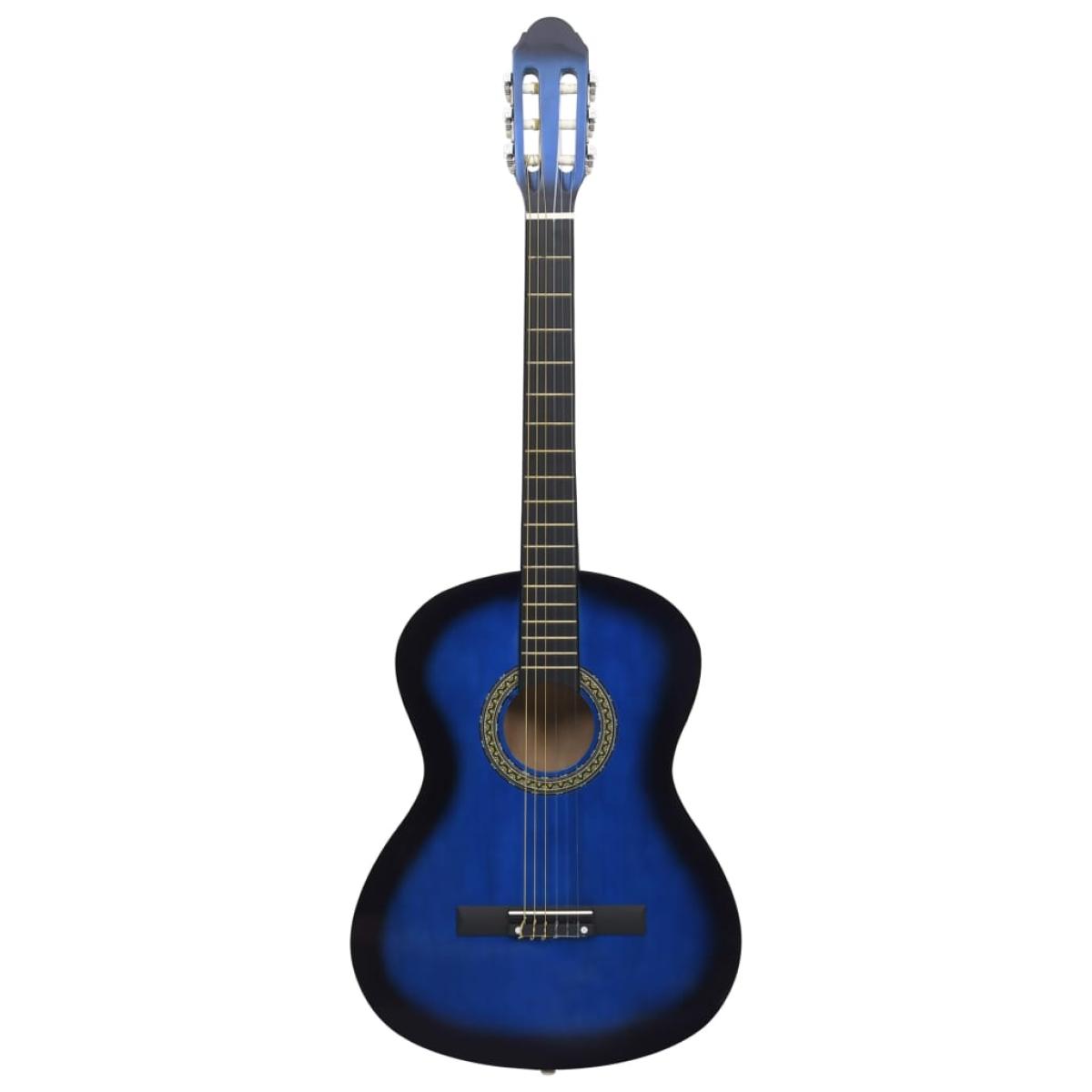 Guitarra clásica para principiantes madera de tilo azul 4/4 39