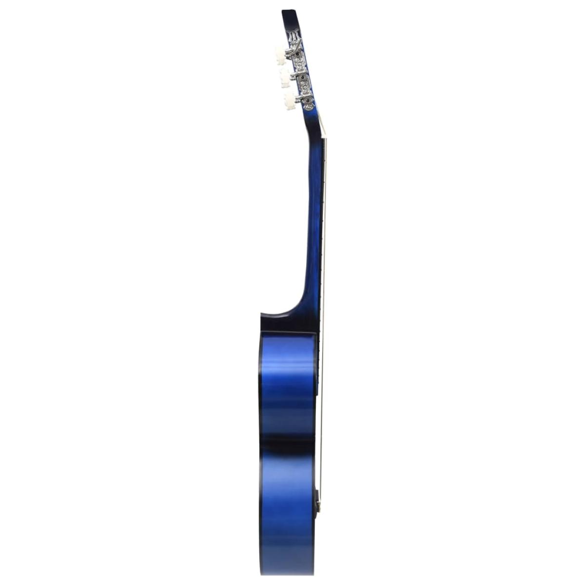 Guitarra clásica para principiantes madera de tilo azul 4/4 39