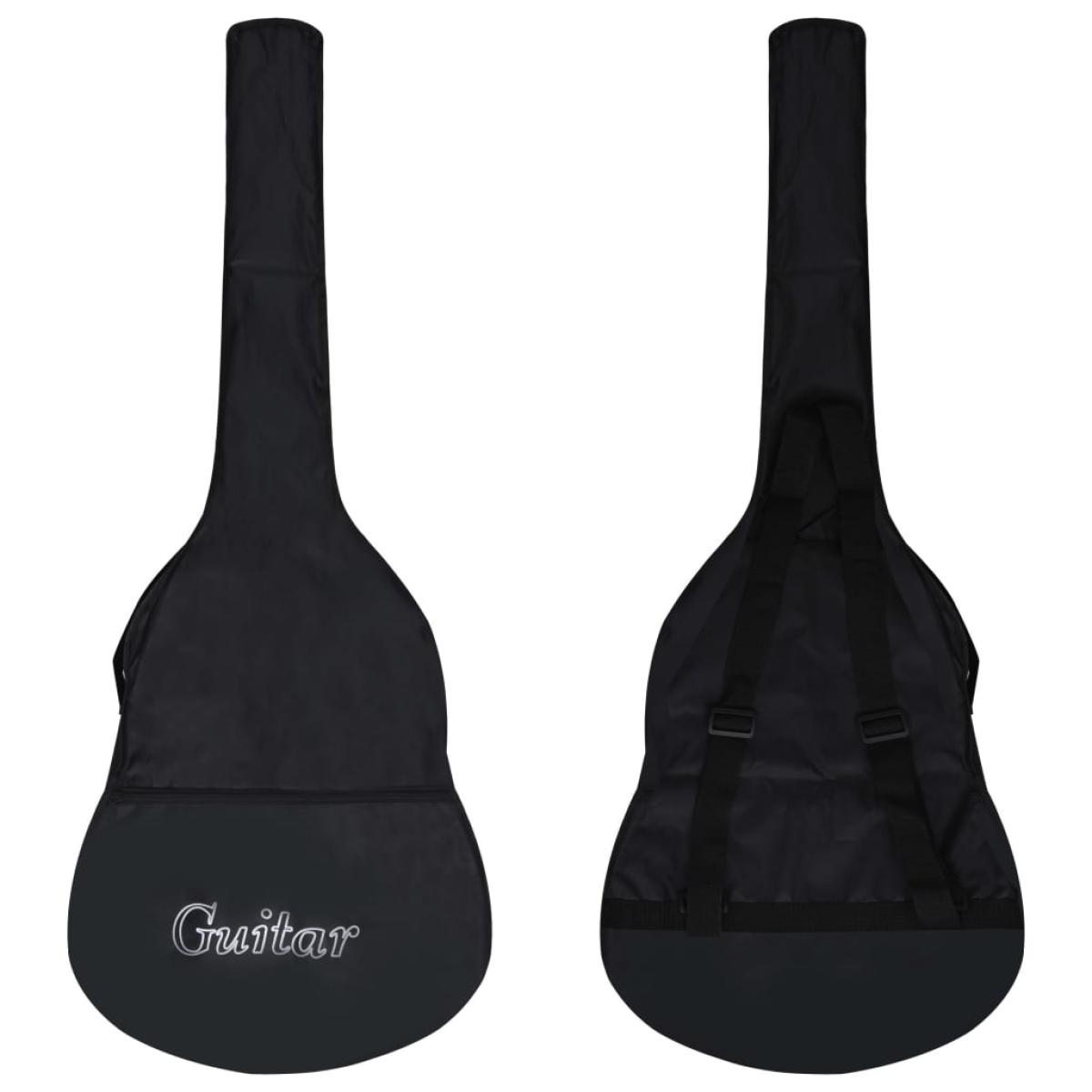 Set de guitarra clásica para principiante 12 pzas negro 4/4 39