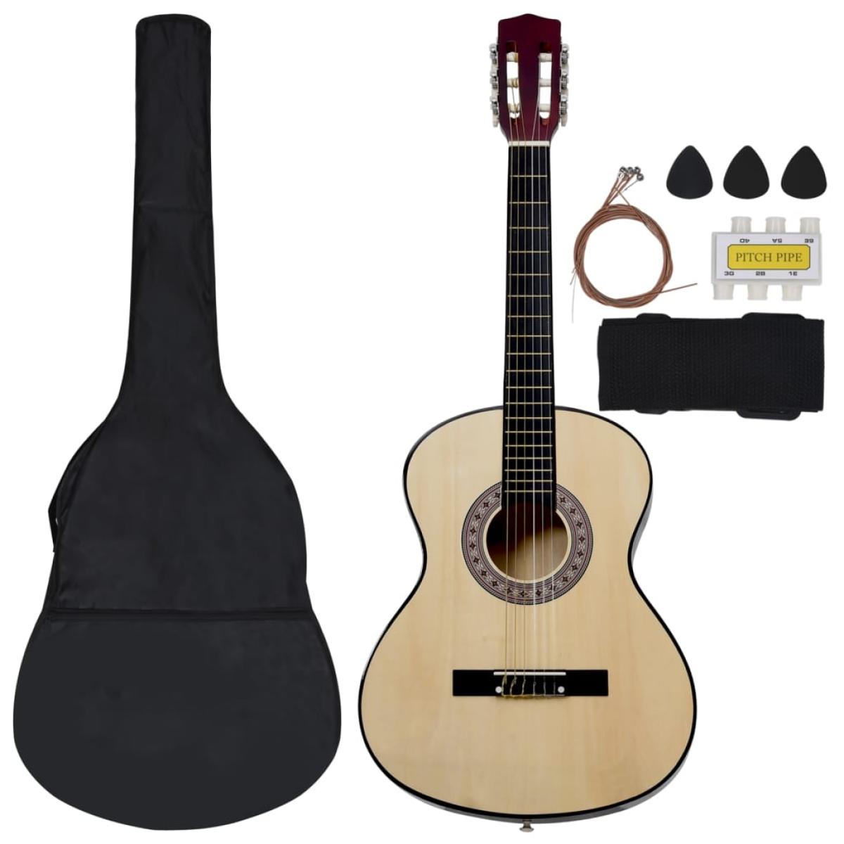 Set de guitarra clásica para principiantes 8 piezas 3/4 36