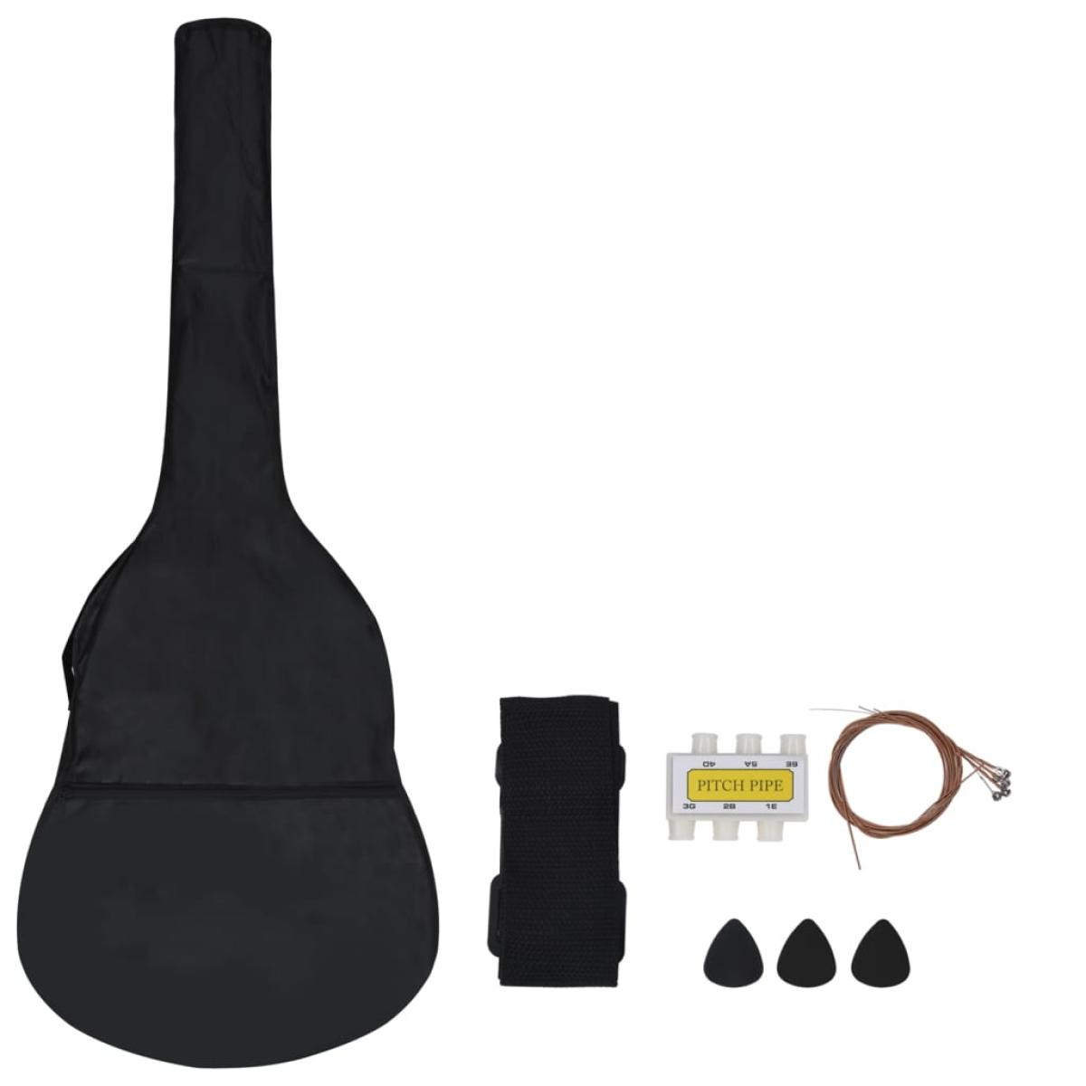 Set de guitarra clásica para principiantes 8 piezas 3/4 36