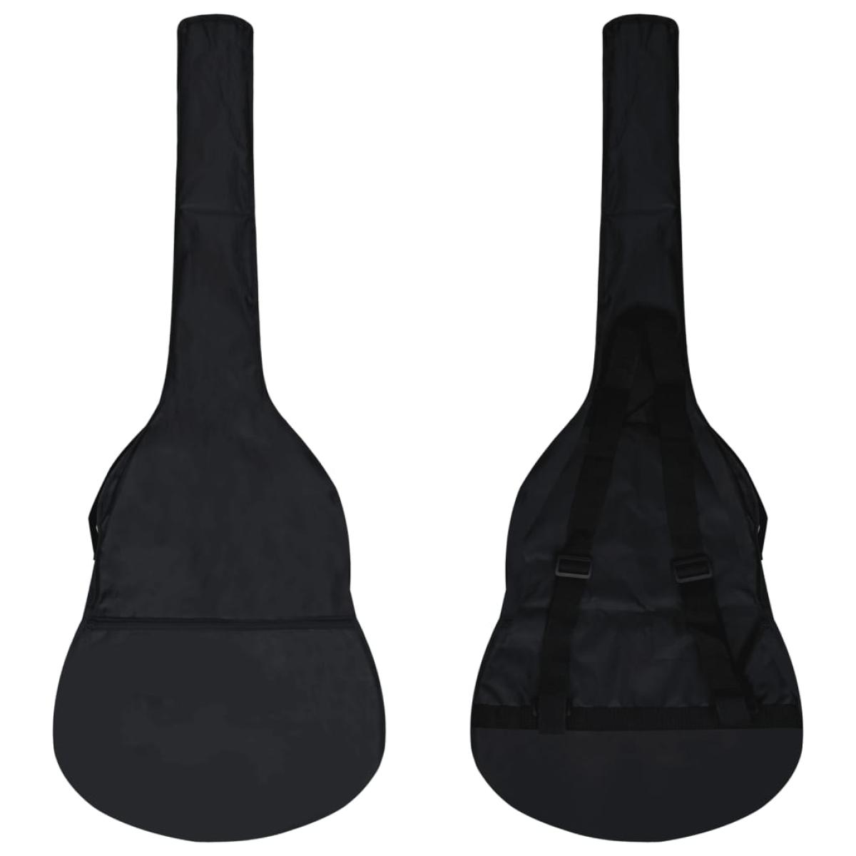 Set de guitarra clásica para principiantes 8 pzas negro 3/4 36