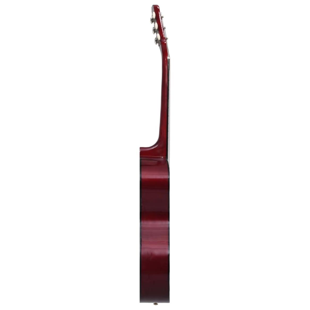 Guitarra acústica occidental cutaway 6 cuerdas madera tilo 38