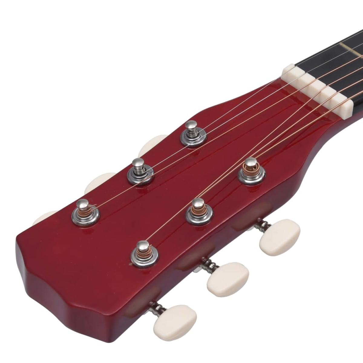 Guitarra acústica occidental cutaway 6 cuerdas madera tilo 38
