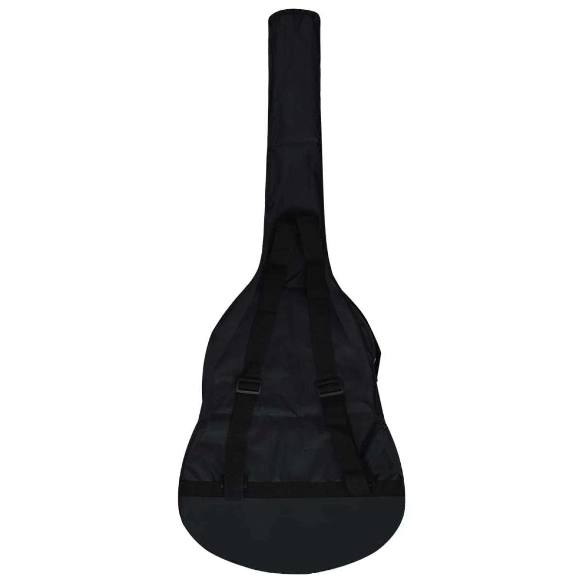 Funda para guitarra clásica 4/4 tela negro 100x37 cm