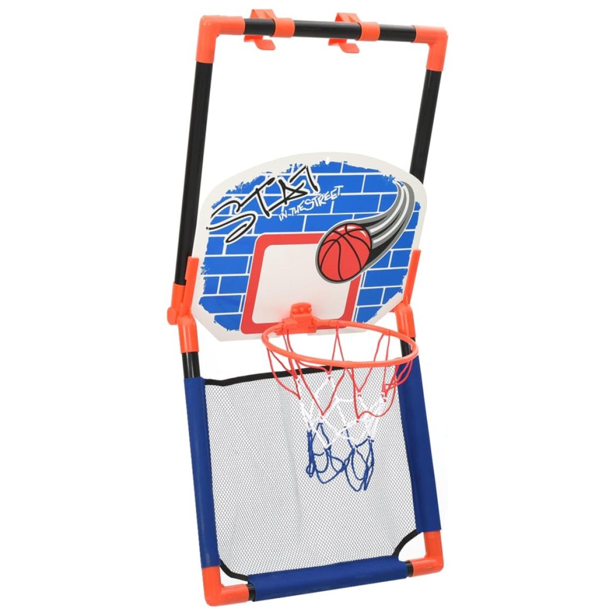 Set baloncesto infantil multifuncional suelo y pared