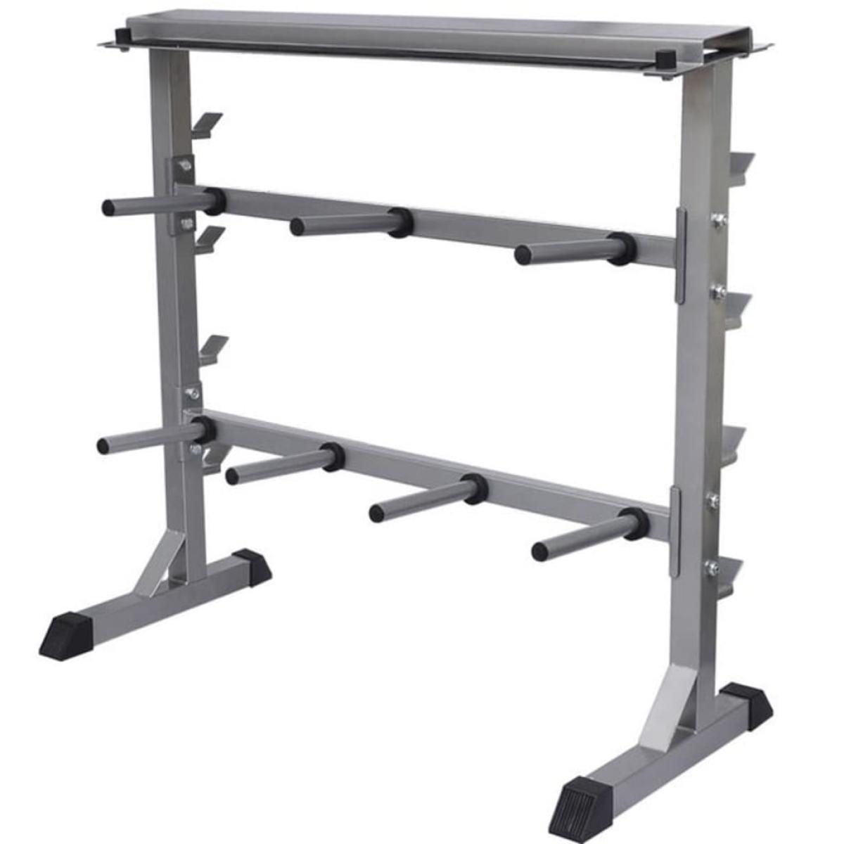 Soporte para pesas y mancuernas     