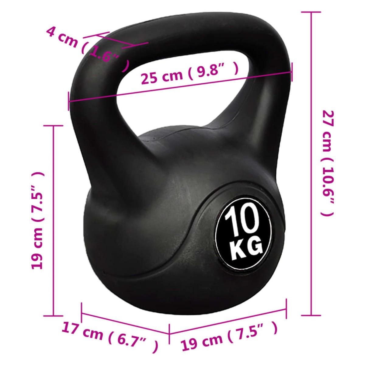 Pesa kettlebell 10 kg