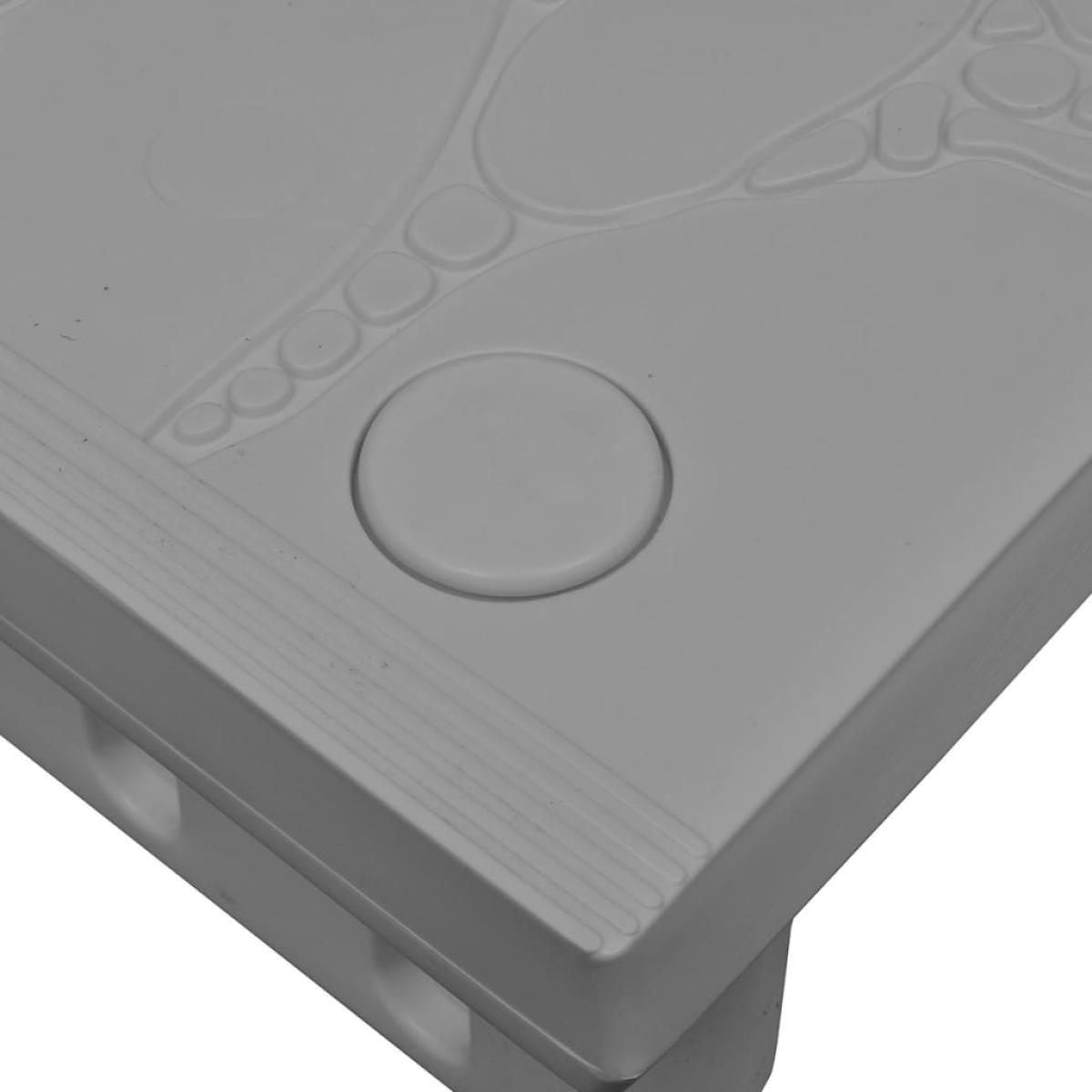 Escalones para bañera de hiromasaje gris 