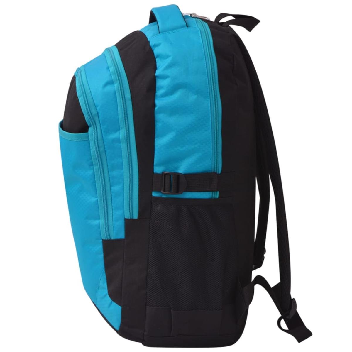 Mochila de colegio 40 L negra y azul